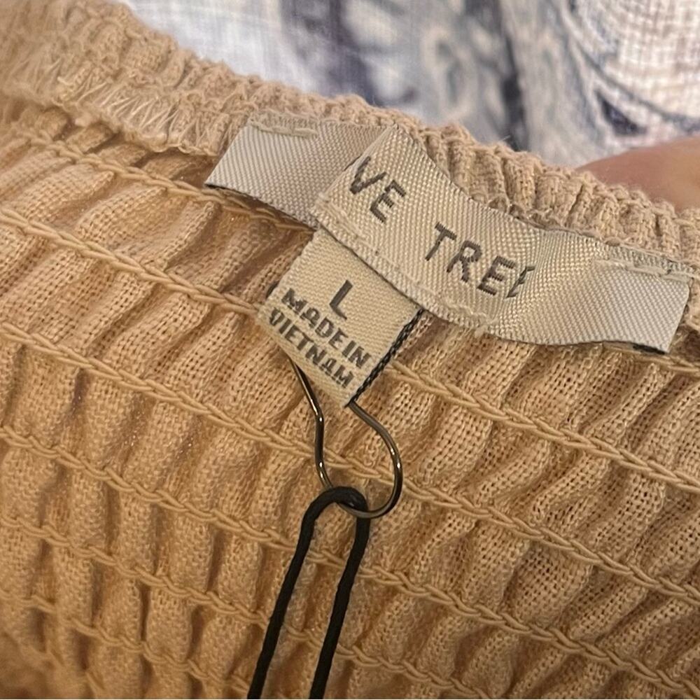 Love Tree Linen Blend Button Front Tank Top‎ Size Large - Picture 6 of 8